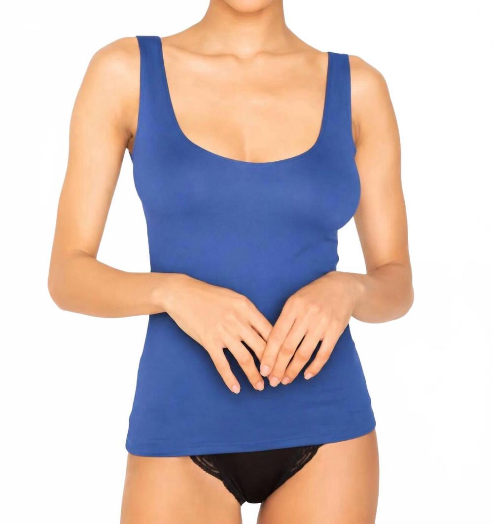 NEW ONLY HEARTS low back tank top in cobalt